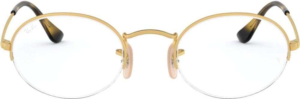 Ray-Ban RX6547 3033 49mm Eyeglasses Gold / Clear Demo Lens - image 2