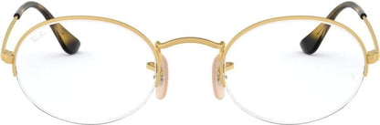Ray-Ban RX6547 3033 49mm Eyeglasses Gold / Clear Demo Lens - image 2