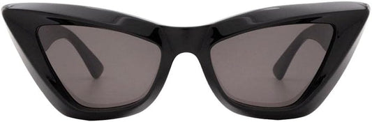 Bottega Veneta BV1101S 001 53mm Sunglasses Black / Grey Solid Lens - image 2