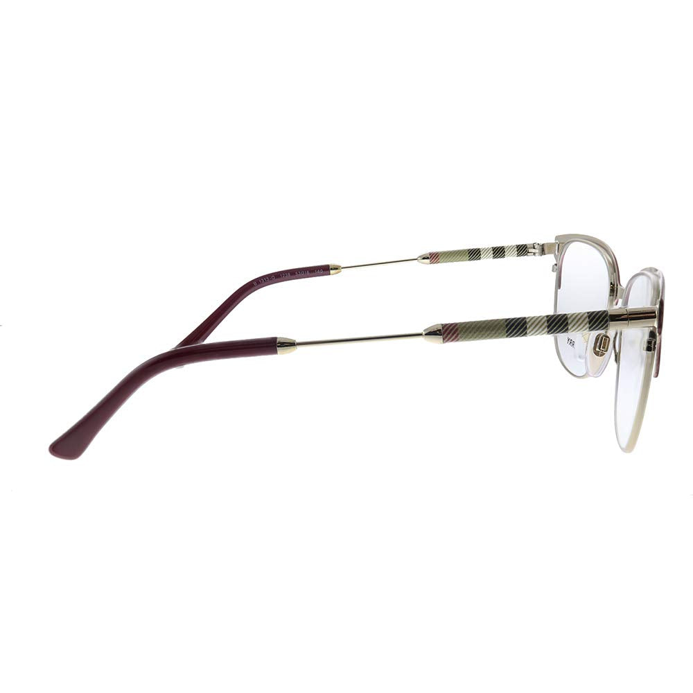 Burberry Eyeglasses BE1313Q 1238 53mm Bordeaux / Gold / Demo Lens