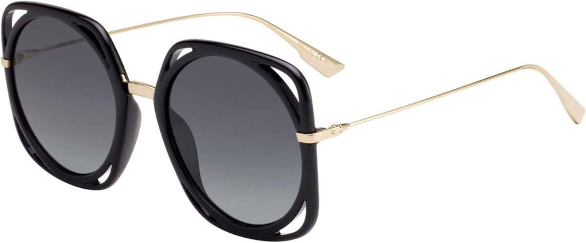Dior Sunglasses DIORDIRECTION 2M21I 56mm Black Gold / Grey Lens