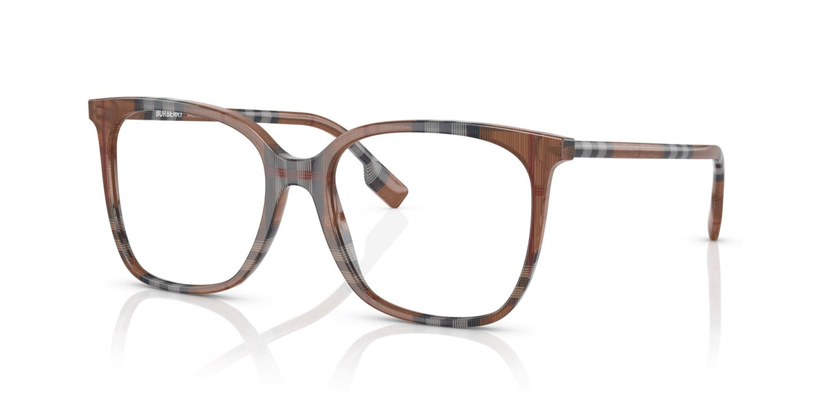 Burberry Eyeglasses BE2367 3966 54mm Louise Check Brown / Demo Lens