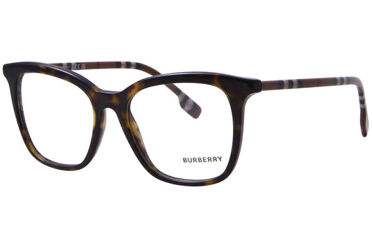 Burberry BE2390 4017 Eyeglasses 52mm Dark Havana / Clear Demo Lens