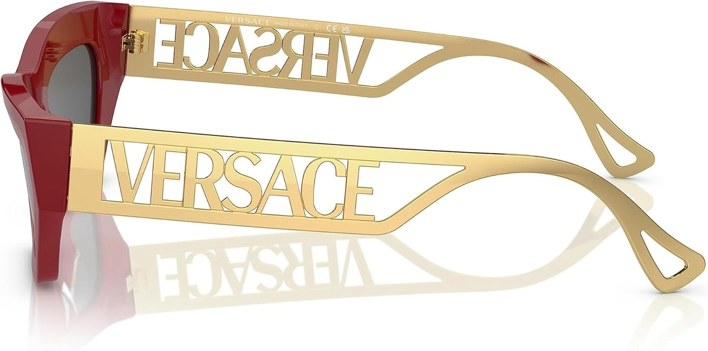 Versace Sunglasses VE4432U 538887 53mm Red / Dark Grey Lens