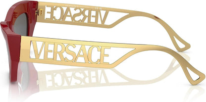 Versace Sunglasses VE4432U 538887 53mm Red / Dark Grey Lens