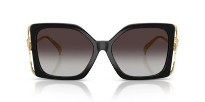 Versace Sunglasses VE4502U GB1/87 58mm Black / Light Grey Gradient Black Lens