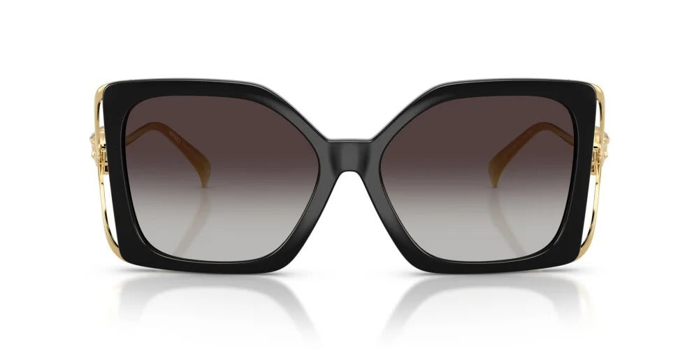 Versace Sunglasses VE4502U GB1/87 58mm Black / Light Grey Gradient Black Lens