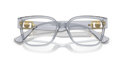 Versace Eyeglasses VE3329B 5305 52mm Transparent Grey / Demo Lens