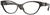 Versace Eyeglasses VE3305 108 55mm Havana / Demo Lens