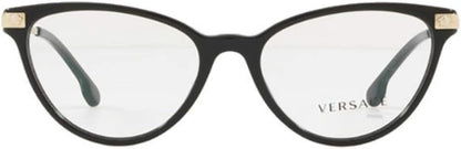 Versace Eyeglasses VE3261A GB1 54mm Black / Demo Lens