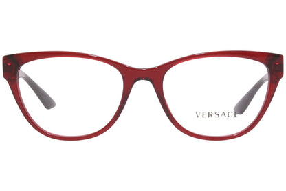 Versace Eyeglasses VE3292 388 54mm Bordeaux Transparent / Demo Lens