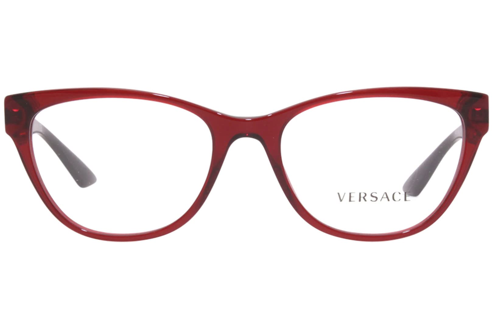 Versace Eyeglasses VE3292 388 54mm Bordeaux Transparent / Demo Lens