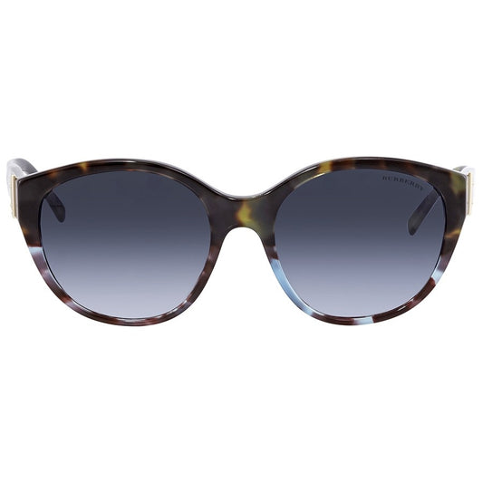 Burberry Sunglasses BE4242F 36364L Green Havana-Blue Havana / Blue Gradient Lens