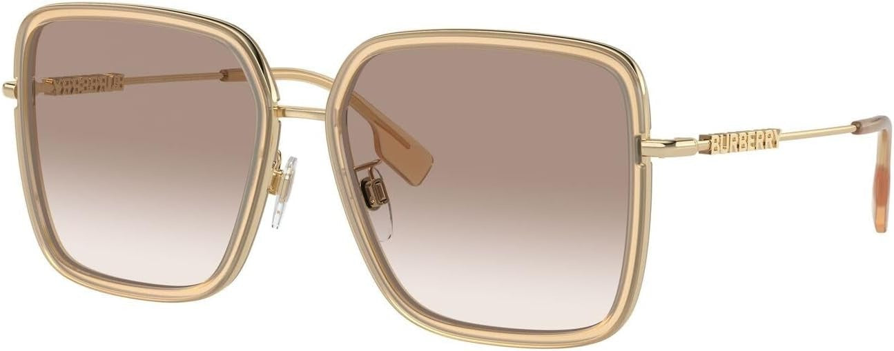 Burberry Dionne BE3145D 134913 Sunglasses 58mm Opal Beige / Brown Gradient Lens