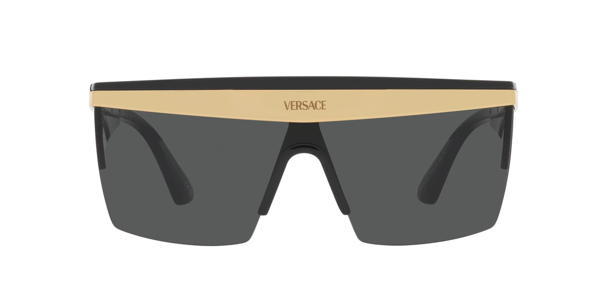 Versace Sunglasses VE2254 100287 44mm Black / Dark Grey Lens