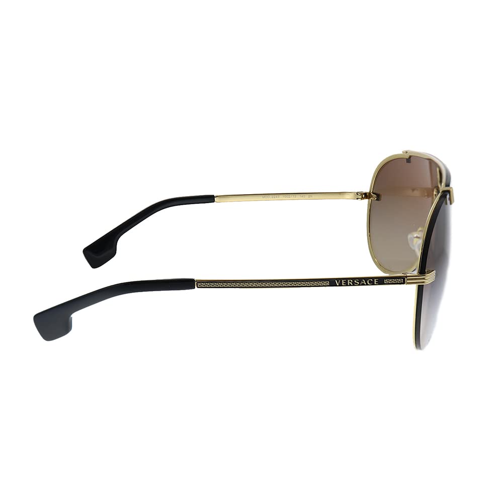 Versace Sunglasses VE2243 100213 43mm Gold / Brown Gradient Lens