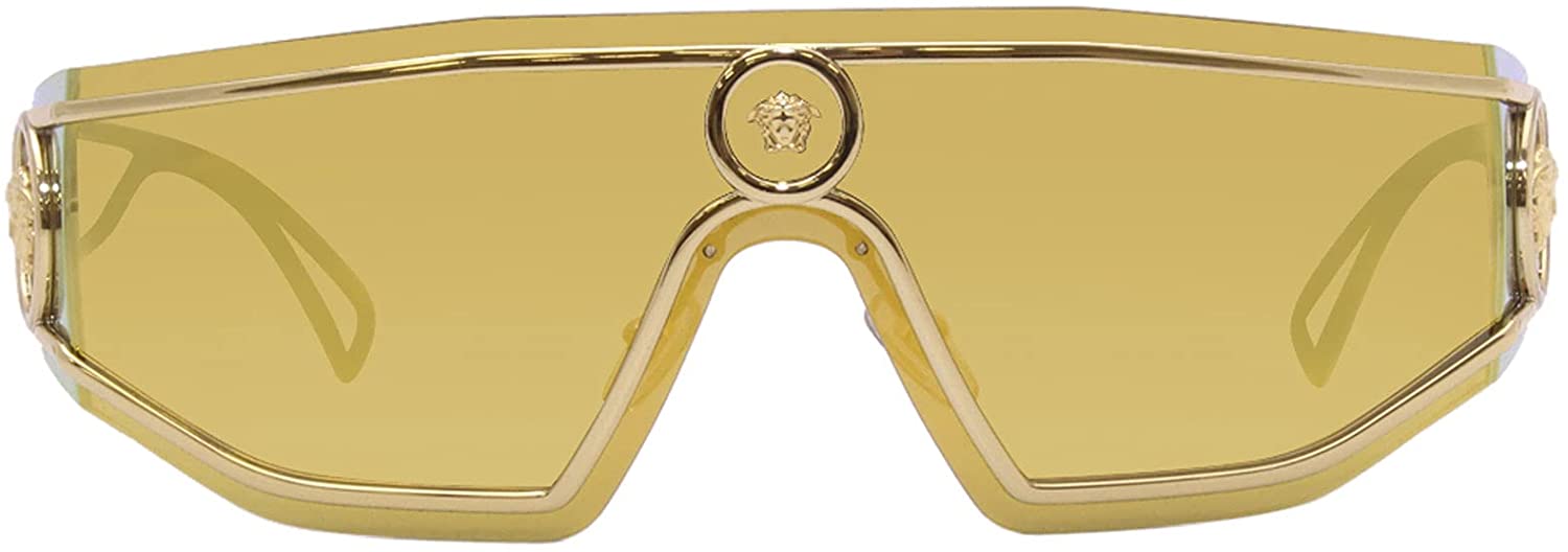 Versace Sunglasses VE2226 10027P 45mm Gold / Brown Mirror Gold Lens