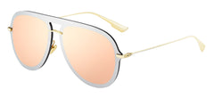 Dior Sunglasses DIORULTIME1 AVBSQ 57mm Gold / Silver Gold Mirror Lens