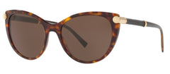 Versace VE4364Q 108/73 55mm V-ROCK Sunglasses Havana / Brown Lens