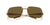 Prada Sunglasses PRA55S 15N01T 71mm Yellow Gold / Dark Brown Lens