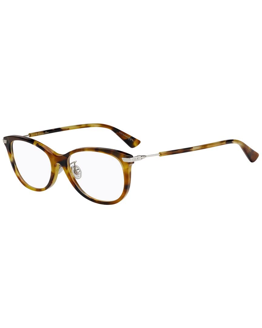 Dior Eyeglasses DIORESSENCE9F 0SX7 52mm Light Havana / Demo Lens