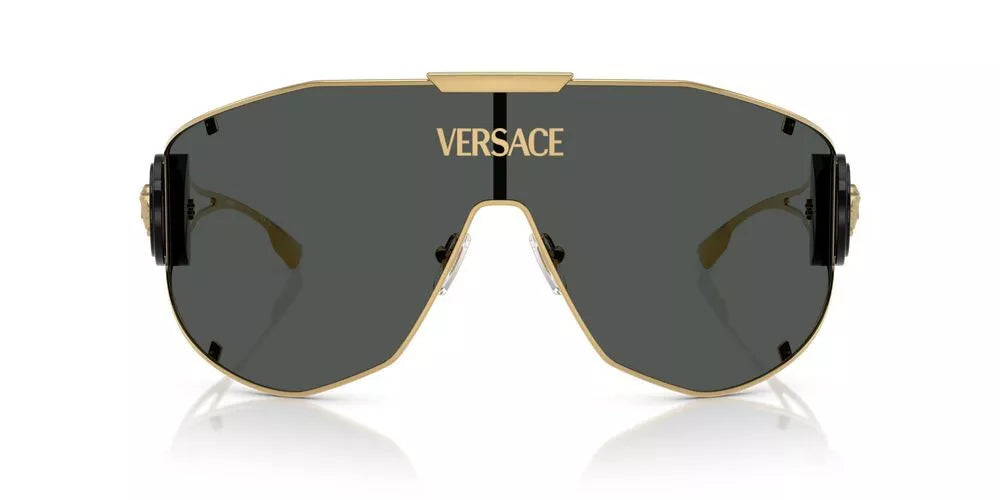 Versace Sunglasses VE2268 100287 42mm Gold / Dark Grey Lens