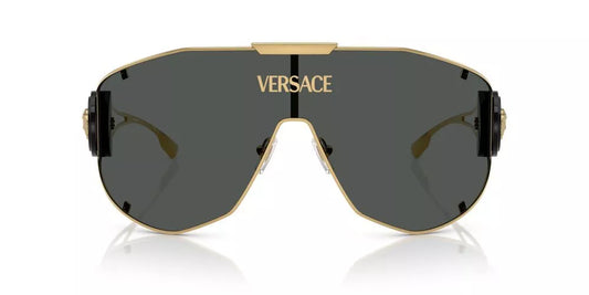 Versace Sunglasses VE2268 100287 42mm Gold / Dark Grey Lens