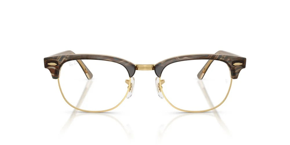 Ray-Ban RX5154 8294 Eyeglasses 51mm Photo Waves Brown / Clear Demo Lens