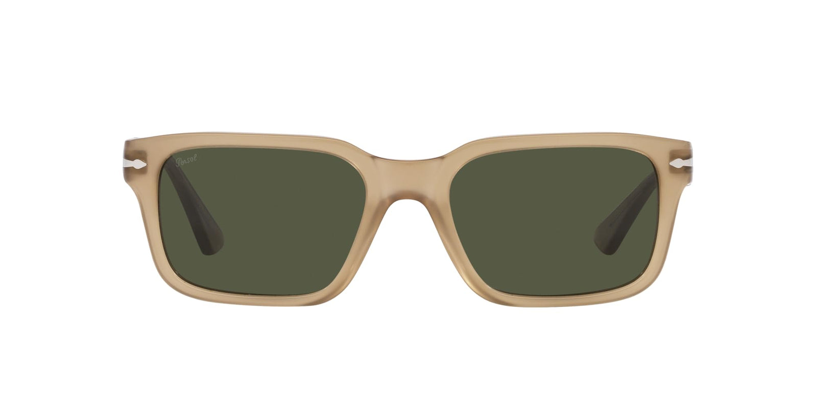 Persol Sunglasses PO3272S 116931 55mm Beige Opal / Green Lens