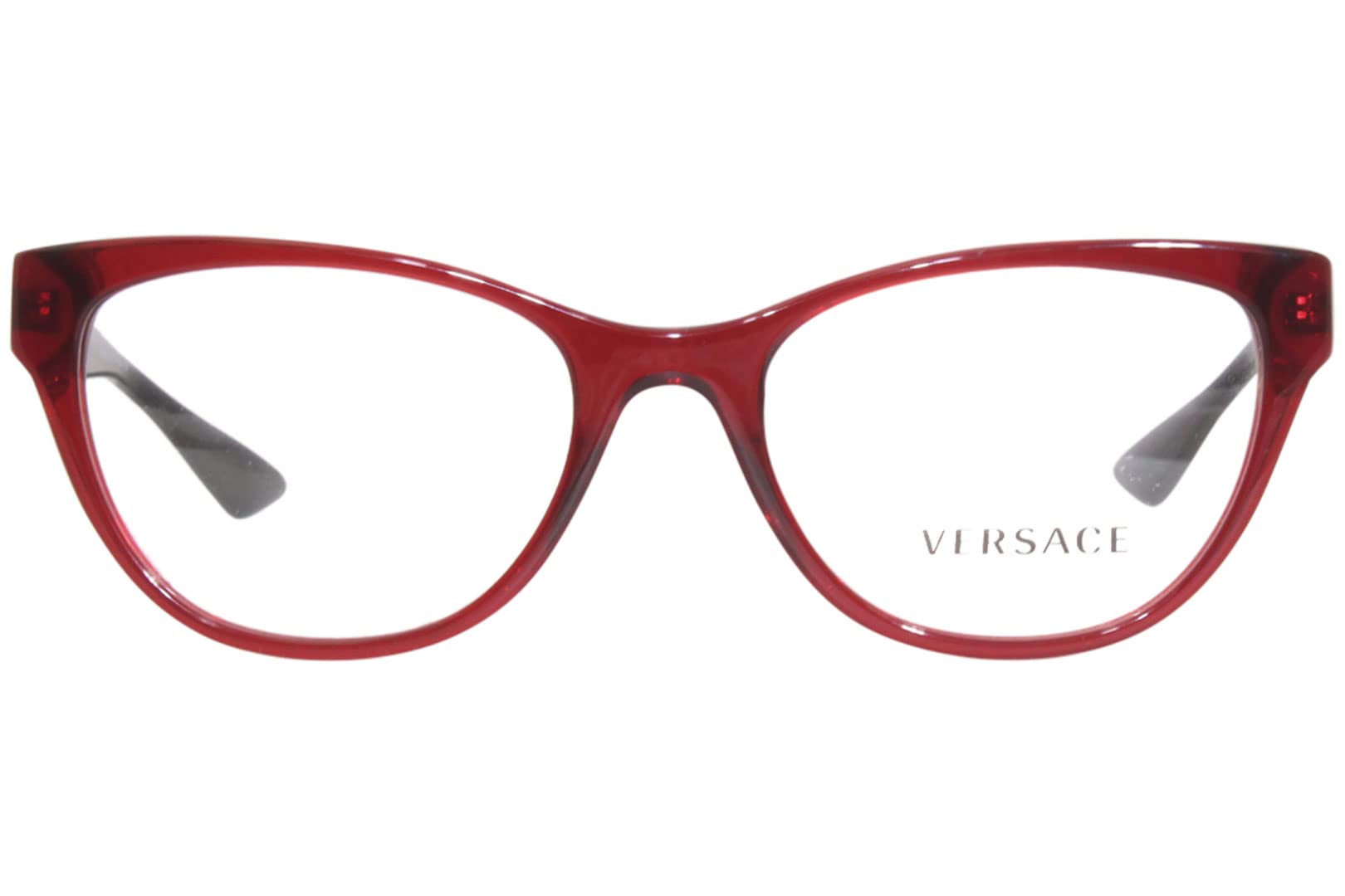 Versace Eyeglasses VE3292 388 52mm Bordeaux Transparent / Demo Lens