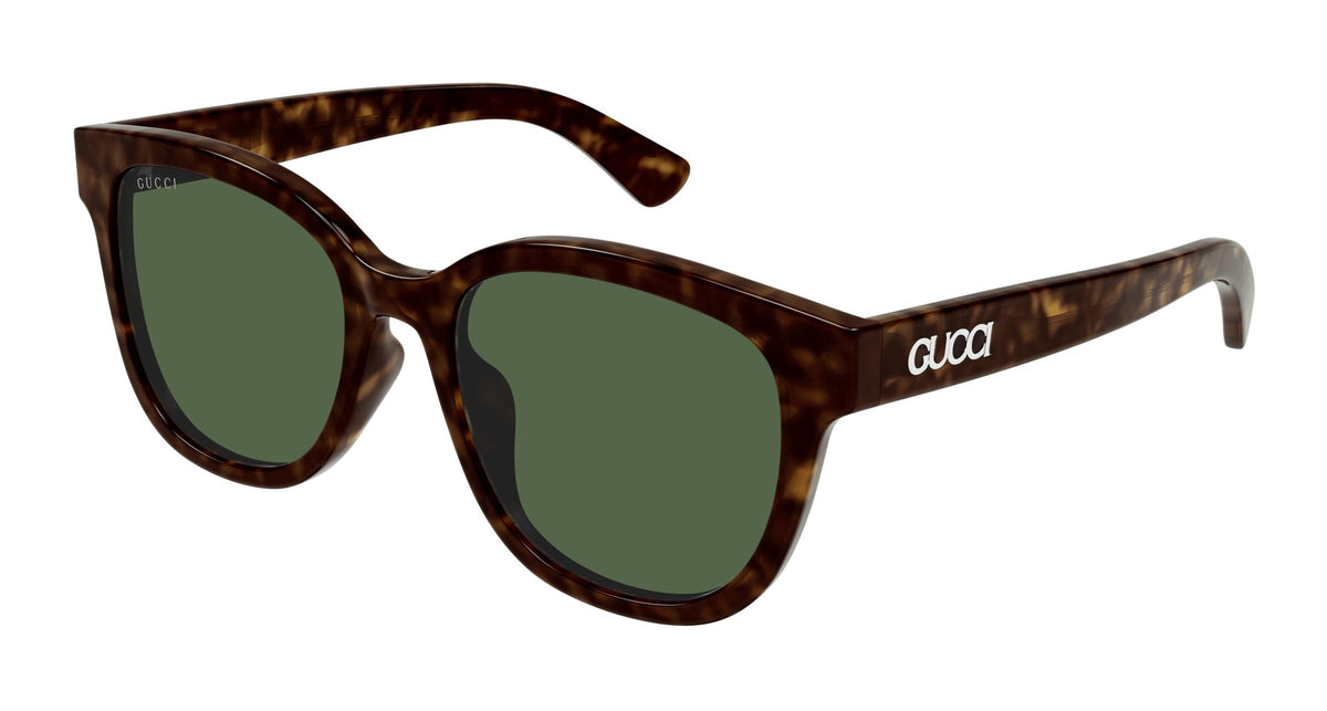 Gucci Sunglasses GG1797SK 002 55mm Havana / Green Lens