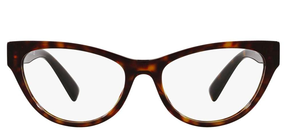 Versace Eyeglasses VE3296 108 54mm Havana / Demo Lens