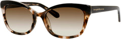 Kate Spade NY Sunglasses AMARA/S JAZ-Y6 Black Blush Tortoise/Brown Gradient Lens