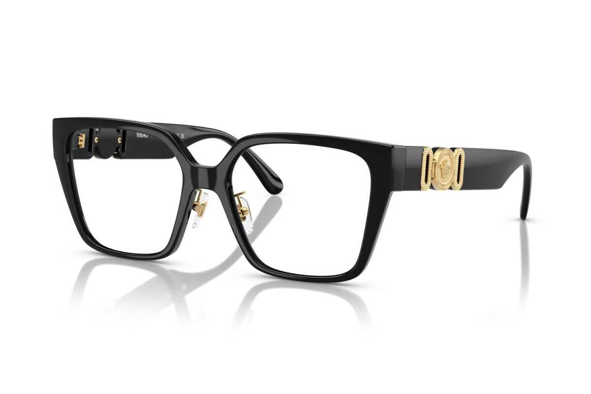 Versace Eyeglasses VE3371D GB1 54mm Black / Demo Lens