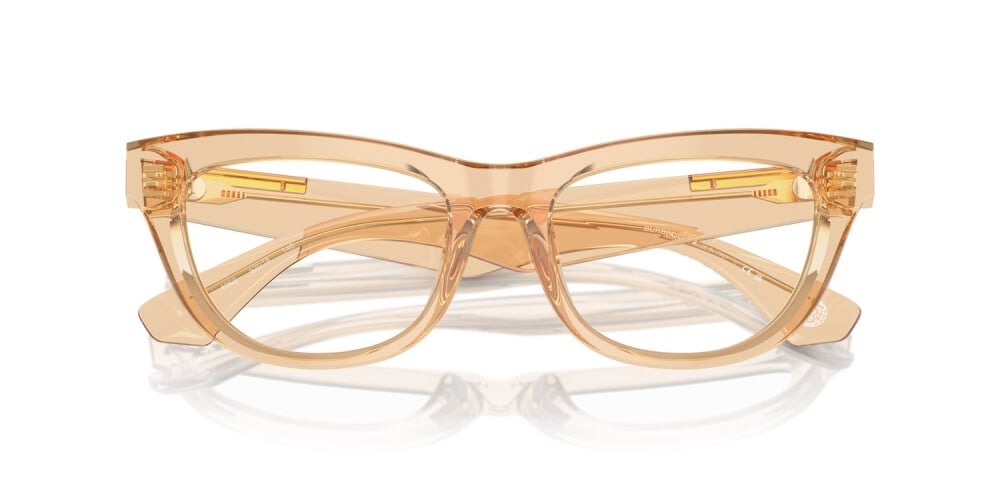 Burberry Eyeglasses BE2406U 4063 52mm Transparent Brown / Demo Lens