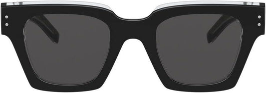 Dolce & Gabbana Sunglasses DG4413 675R5 48mm Black Crystal / Dark Grey Lens