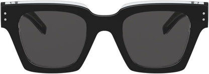 Dolce & Gabbana Sunglasses DG4413 675R5 48mm Black Crystal / Dark Grey Lens