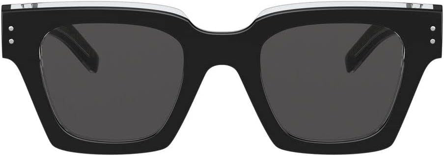 Dolce & Gabbana Sunglasses DG4413 675R5 48mm Black Crystal / Dark Grey Lens