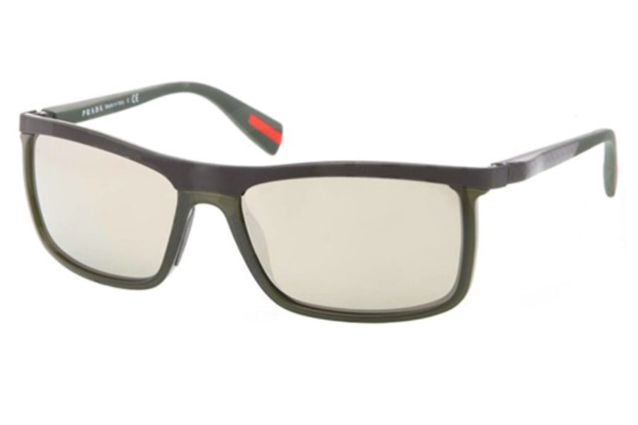 Prada Sport Sunglasses PS51PS ROS1C0 58mm Military Green / Gold Mirror Lens