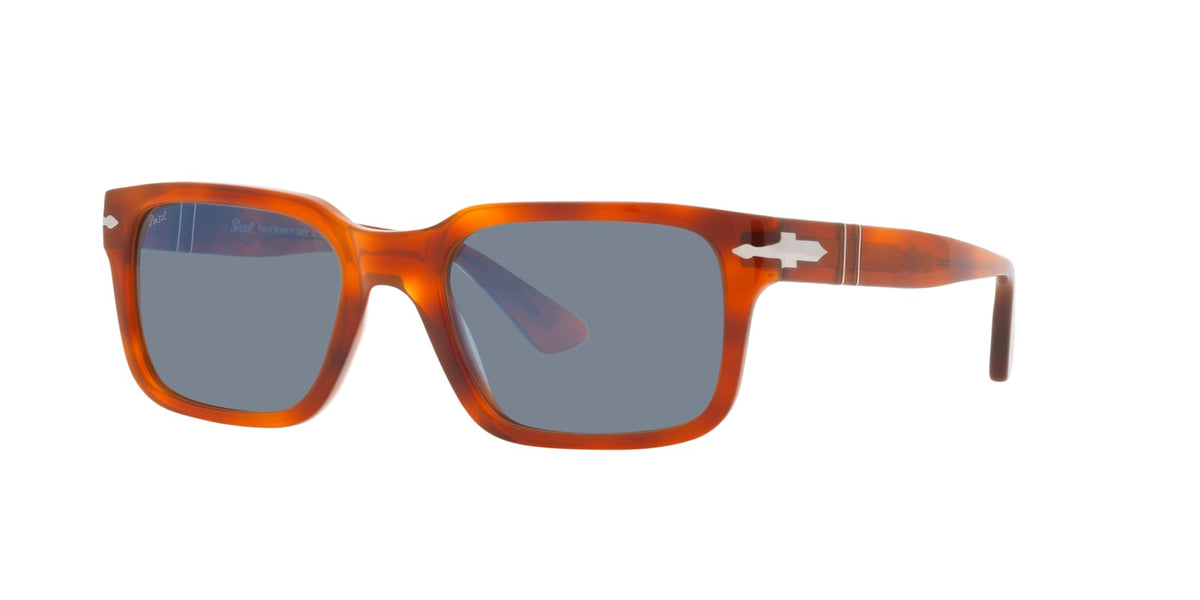 Persol Sunglasses PO3272S 9656 55mm Terra Di Siena / Light Blue Lens