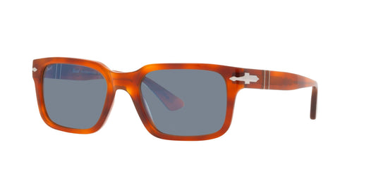 Persol Sunglasses PO3272S 9656 55mm Terra Di Siena / Light Blue Lens