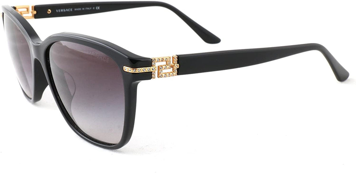 Versace Sunglasses VE4290BA GB18G 57mm Black / Light Grey Gradient Dark Blue Lens