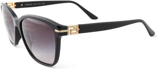 Versace Sunglasses VE4290BA GB18G 57mm Black / Light Grey Gradient Dark Blue Lens
