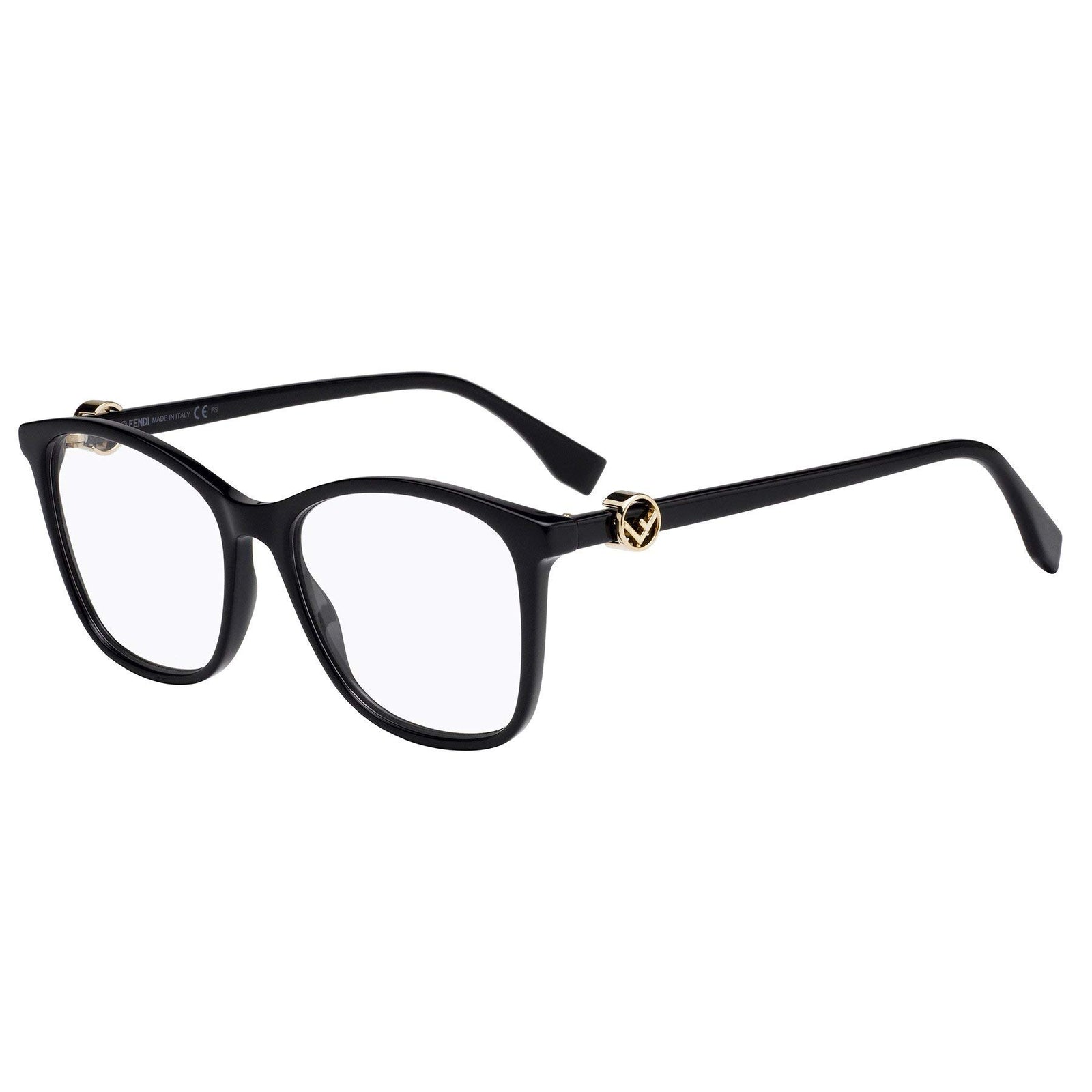 Fendi Eyeglasses FF0300 807 53mm Black / Demo Lens