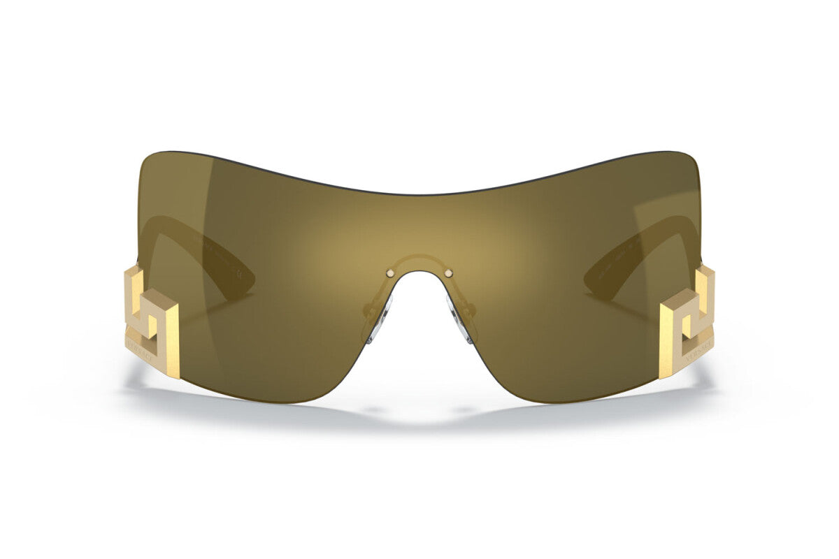 Versace Sunglasses VE2240 10025A 40mm Mirror Gold / Dark Grey Mirror Gold Lens