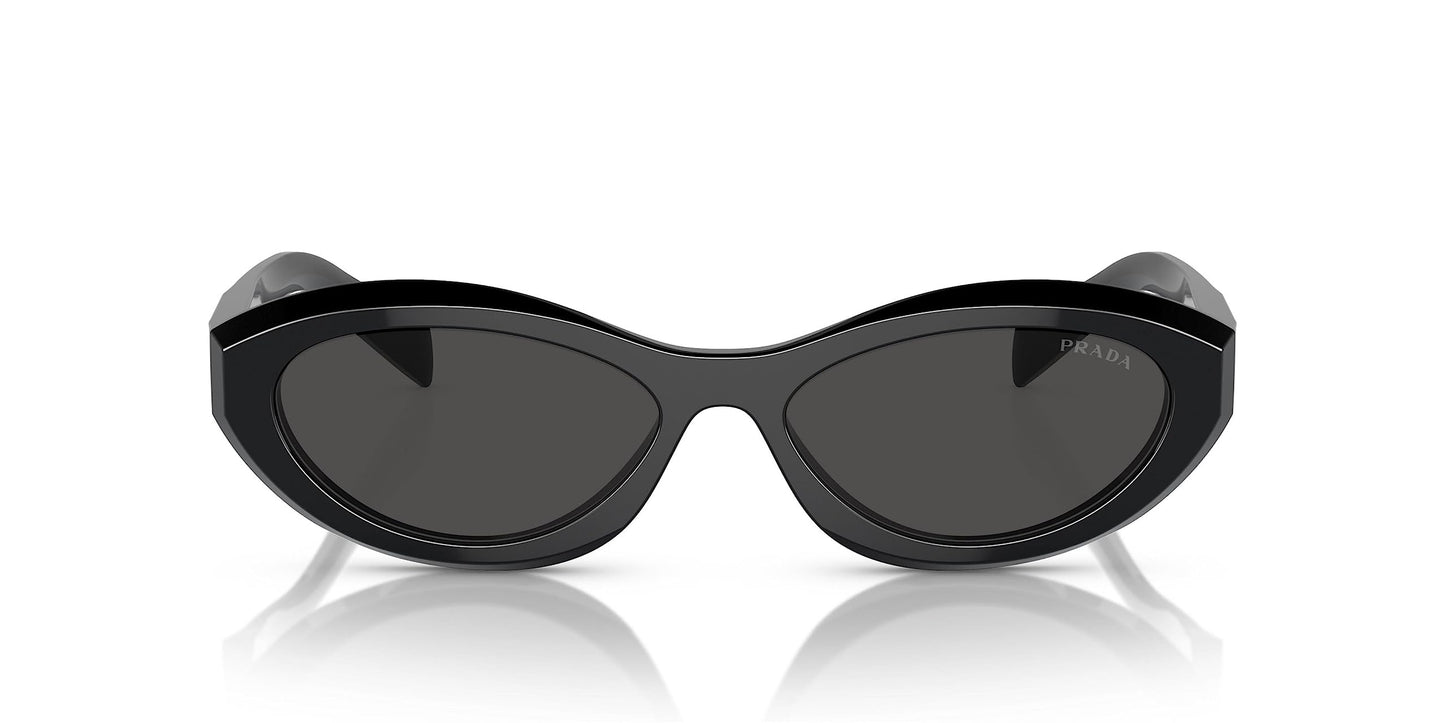 Prada Sunglasses PR26ZS 16K08Z 55mm Black / Dark Grey Lens