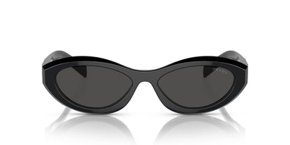Prada Sunglasses PR26ZS 16K08Z 55mm Black / Dark Grey Lens