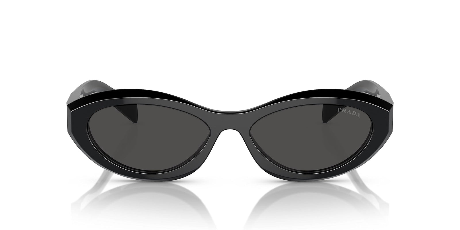 Prada Sunglasses PR26ZS 16K08Z 55mm Black / Dark Grey Lens