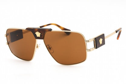 Versace Sunglasses VE2251 147073 63mm Gold / Dark Brown Lens