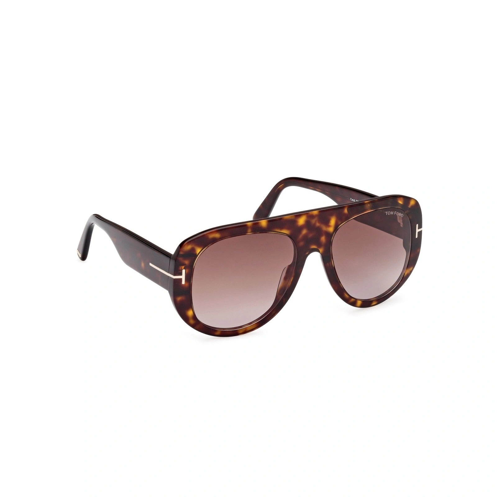 Tom Ford Cecil Sunglasses FT 1078 52T 55mm Havana / Bordeaux Gradient Lens